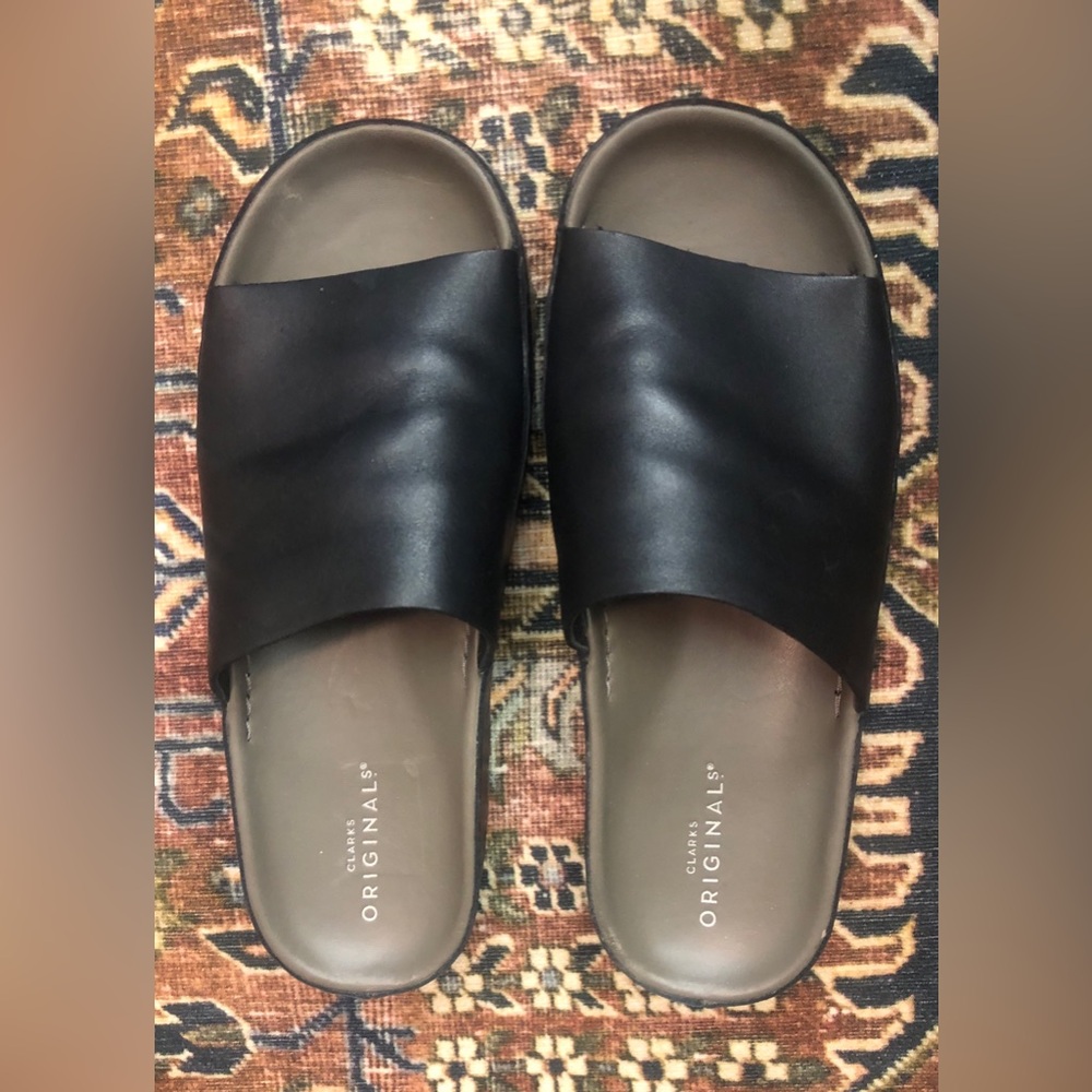 Clark’s Original Leather Slide - Picture 3 of 8